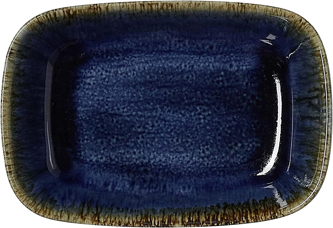 WAS Germany Schale, 12 x 8 cm, Set á 6 Stück, dark ocean, Porzellan Vida Dark Ocean 12 x 8 cm (6 Stü