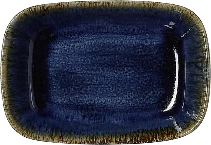 WAS Germany Schale, 12 x 8 cm, Set á 6 Stück, dark ocean, Porzellan Vida Dark Ocean 12 x 8 cm (6 Stü
