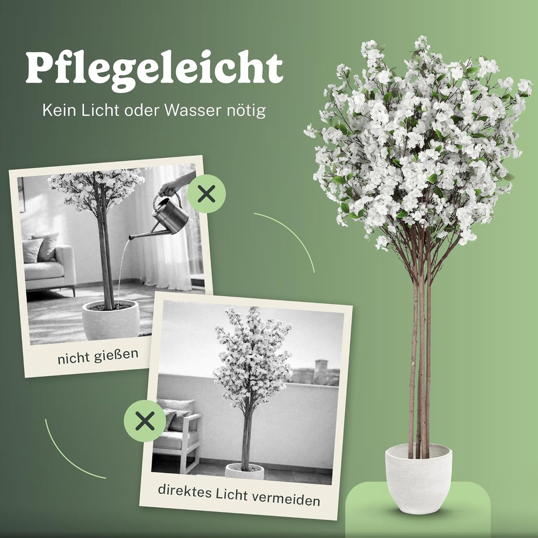 Künstlicher Mandel mit natürlichen Baumstämmen, hergestellt aus den besten Materialien, ideal für He
