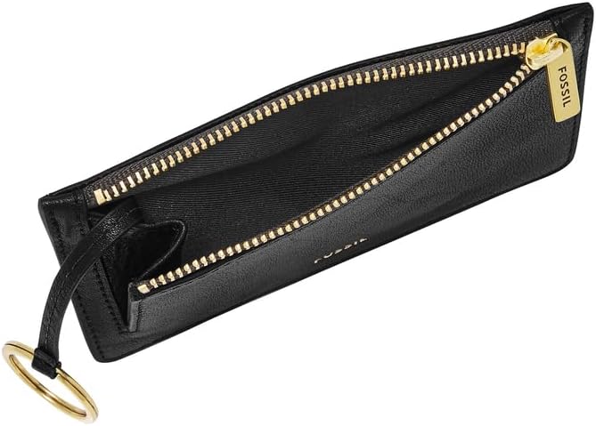 Fossil Damen Logan Card Case 13.7922 cm x 0.381 cm x 8.509 cm Schwarz, 13.7922 cm x 0.381 cm x 8.509