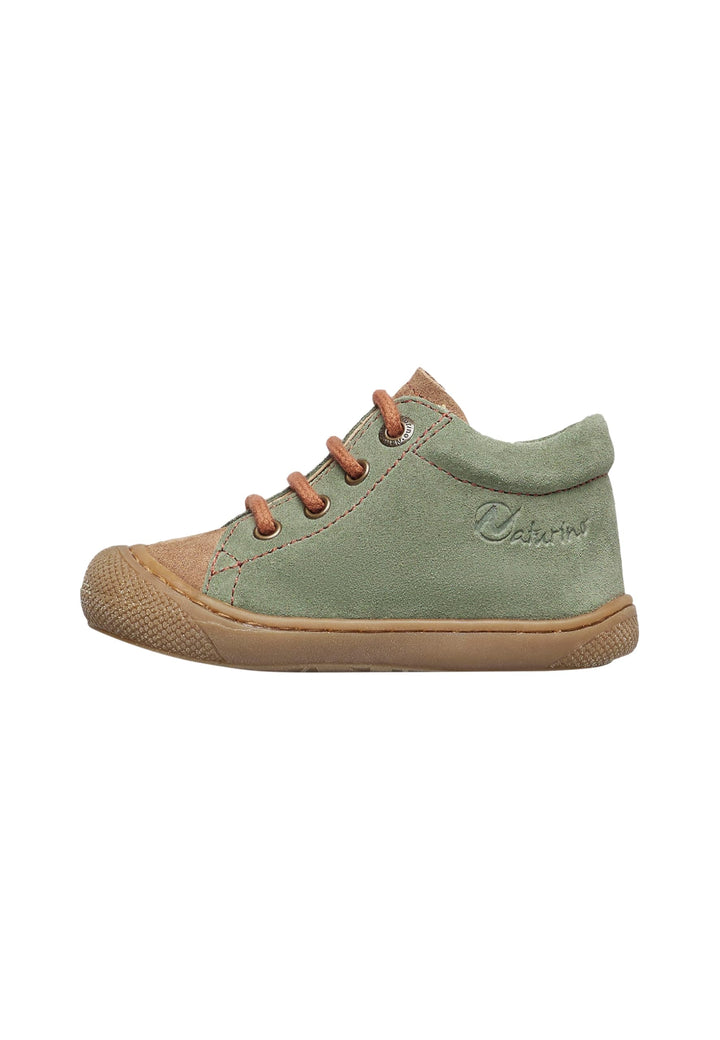 Naturino Lauflernschuhe aus Veloursleder 22 EU Grün Braun, 22 EU Grün Braun