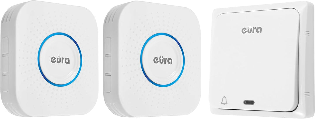 Eura Batterielose Funk-Türklingel CHILL-OUT WDP-82H2 von Eura, Aussenbereich Wasserdicht Kabellose K