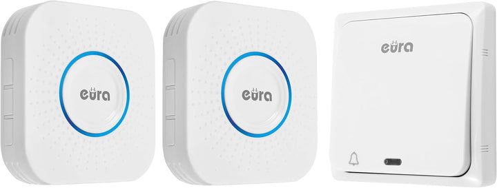 Eura Batterielose Funk-Türklingel CHILL-OUT WDP-82H2 von Eura, Aussenbereich Wasserdicht Kabellose K