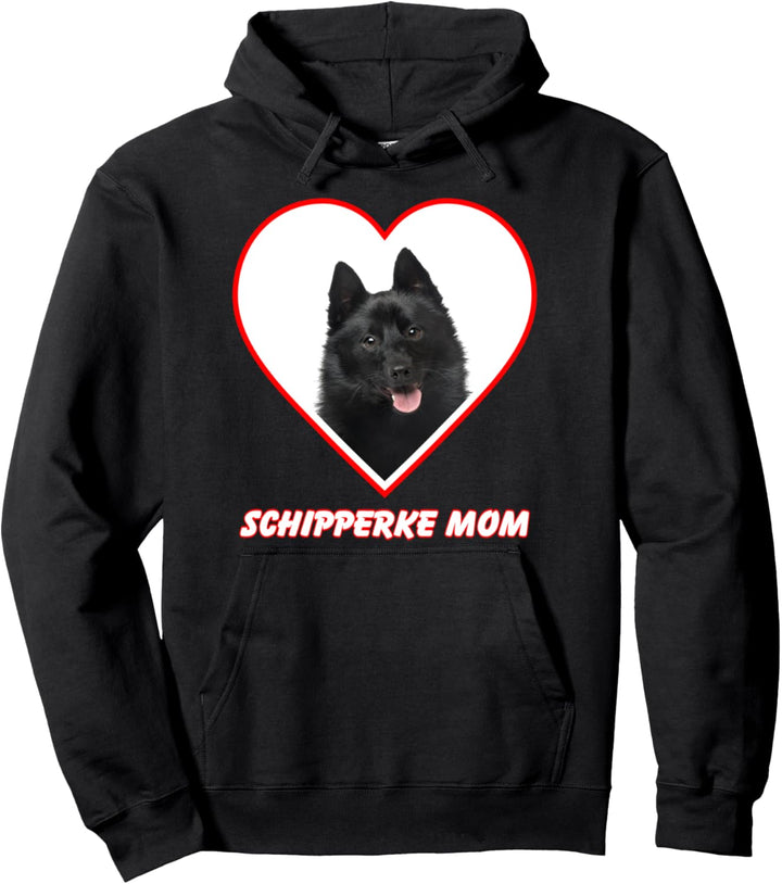 Schipperke Dog Mom Pullover Hoodie