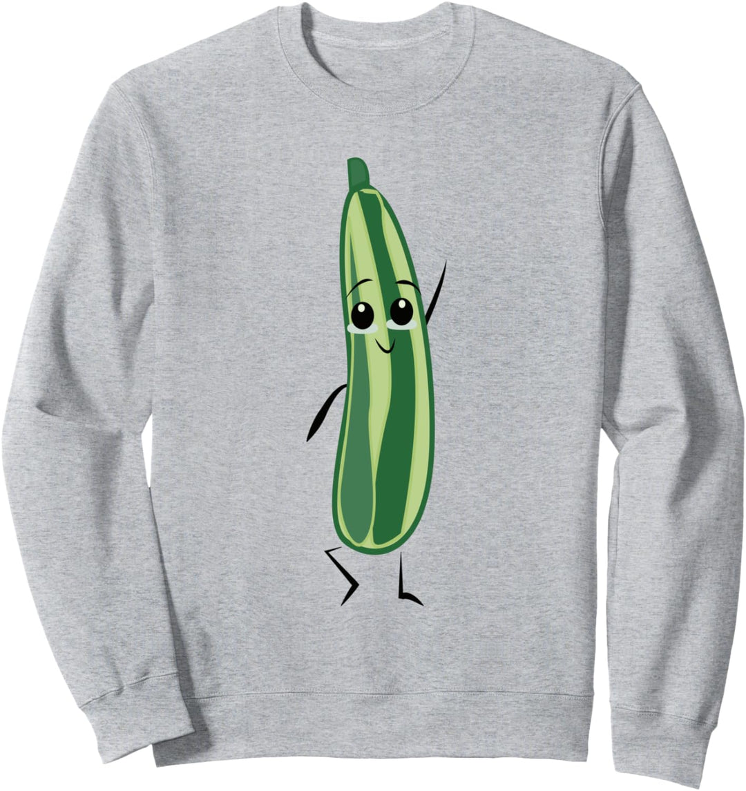 Gurken-Karikatur Sweatshirt