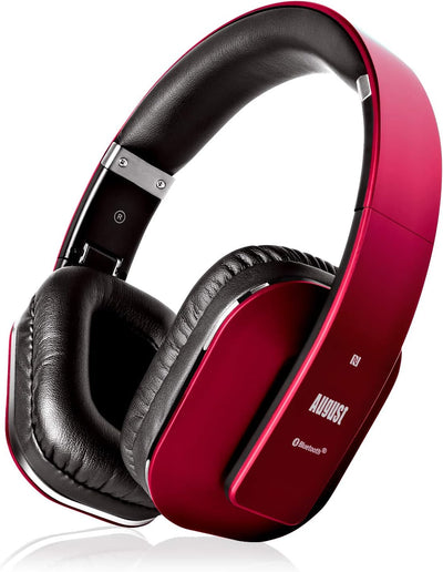 August EP650 - Bluetooth Kopfhörer v4.2 NFC mit aptX Low Latency - Stereo Over Ear Headphones mit Au
