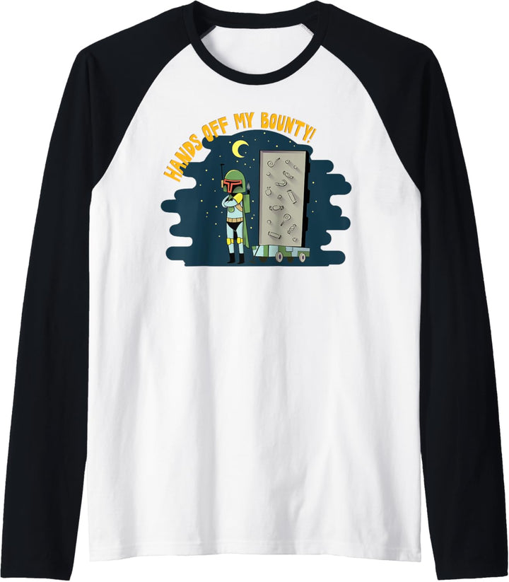 Star Wars Boba Fett Hands Off Halloween Poster Raglan