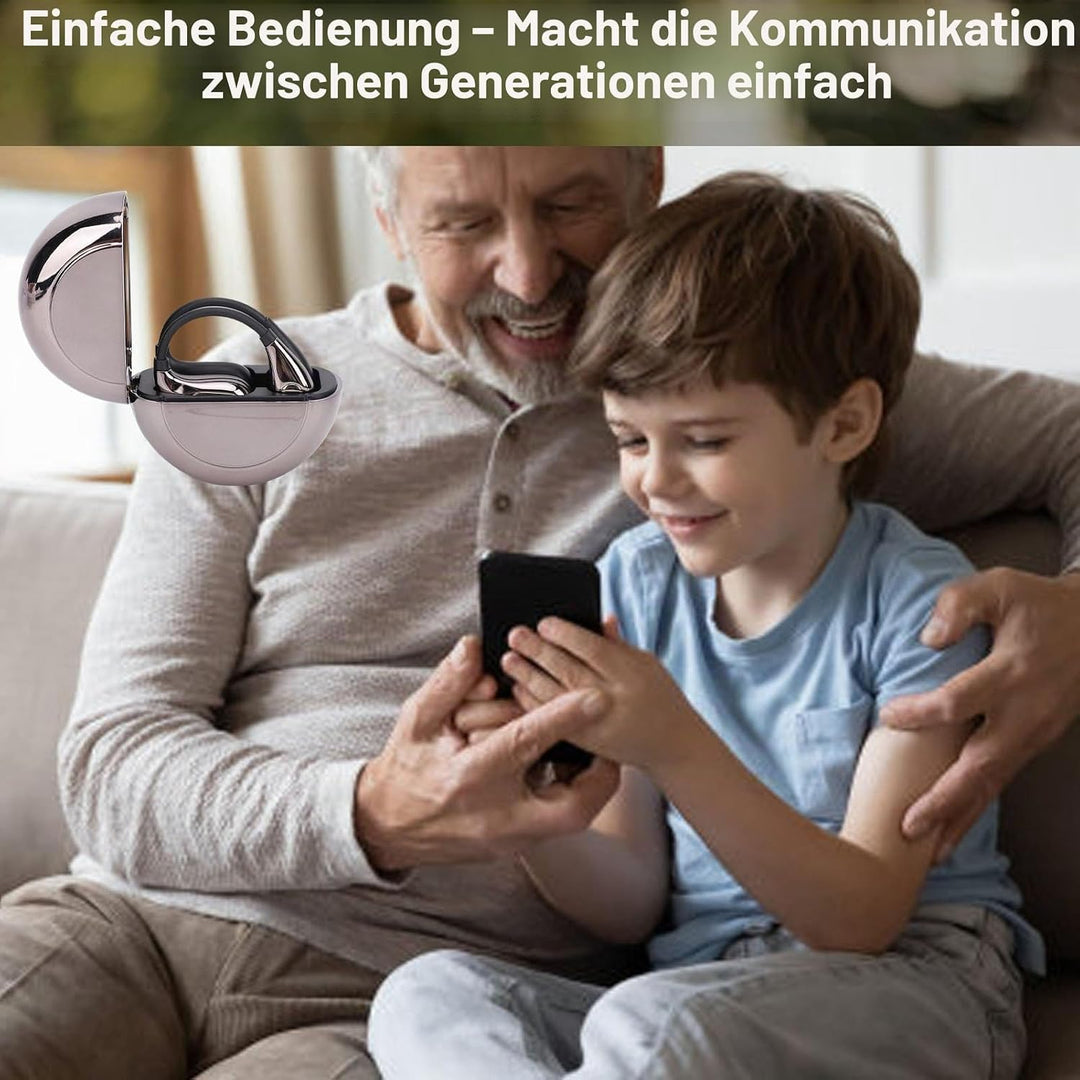 VBESTLIFE Ohrhörer mit KI-Übersetzung in Echtzeit, 164 Sprachen, Übersetzer-Ohrhörer mit Offenem Ohr