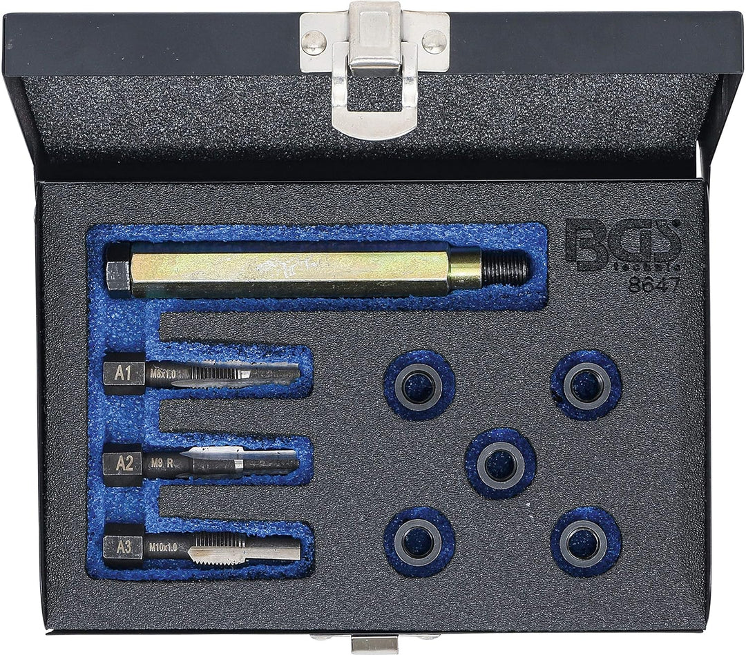 BGS 8647 | Reparatursatz für Glühkerzengewinde | M8 x 1,0 mm