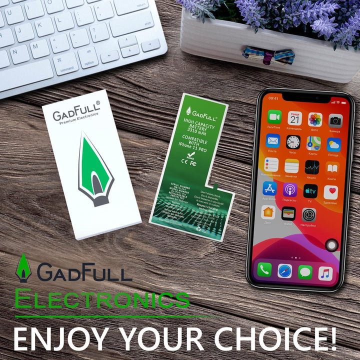 GadFull Akku für iPhone 11 PRO mit Hoher Kapazität | 2023 Baujahr | Reparaturset mit Anleitung & Ers