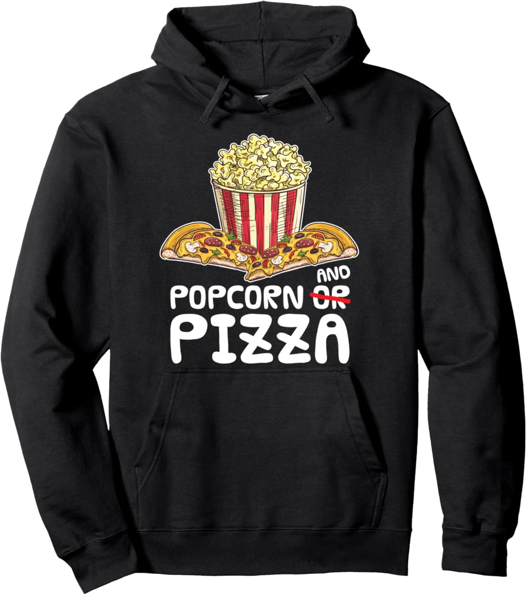 Popcorn Snack Kino Süss Salzig - Popcorn Pullover Hoodie