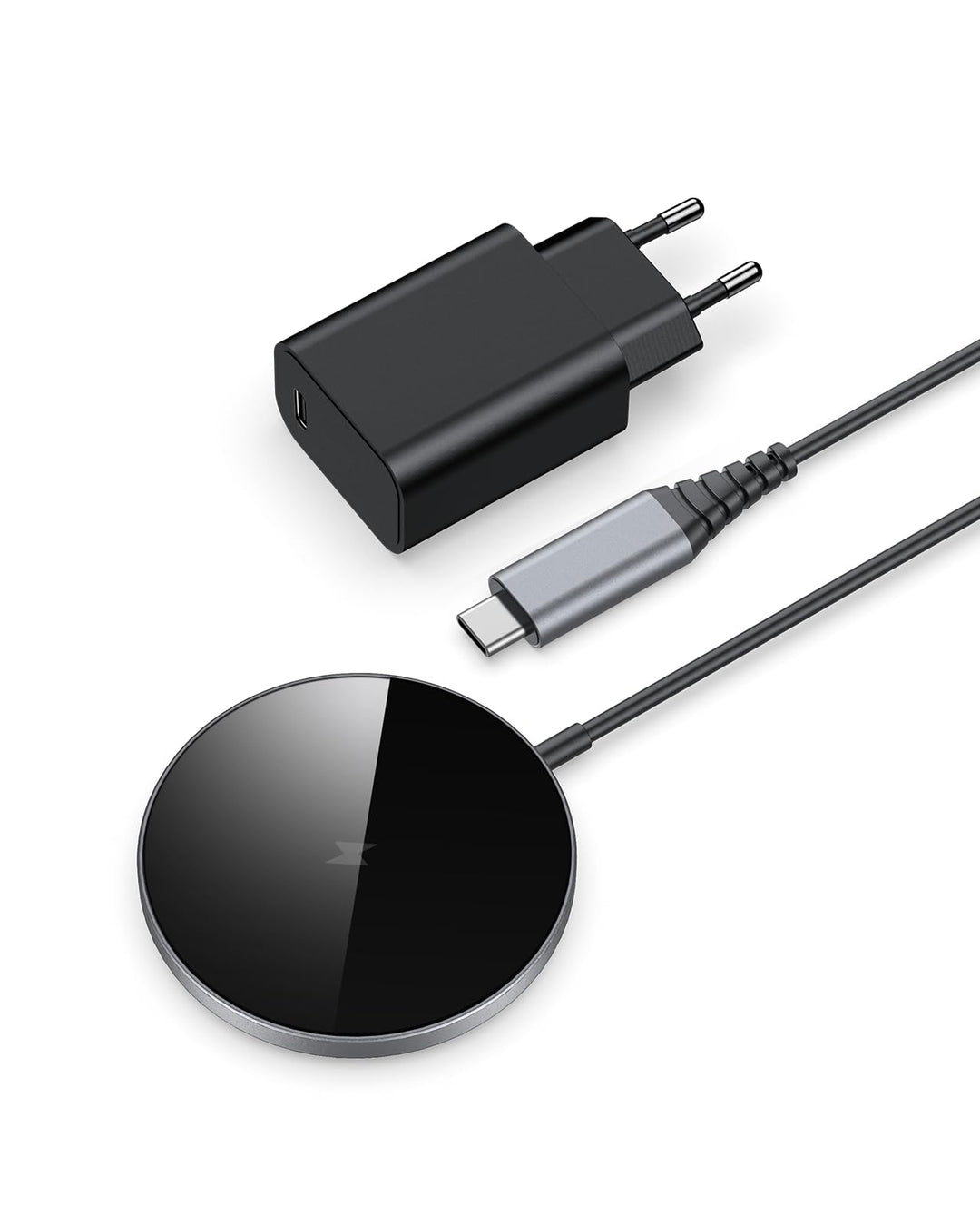 NANAMI MagSafe Ladegerät für iPhone mit 20W USB-C Adapter, Magnetisches Wireless Charger Induktive K