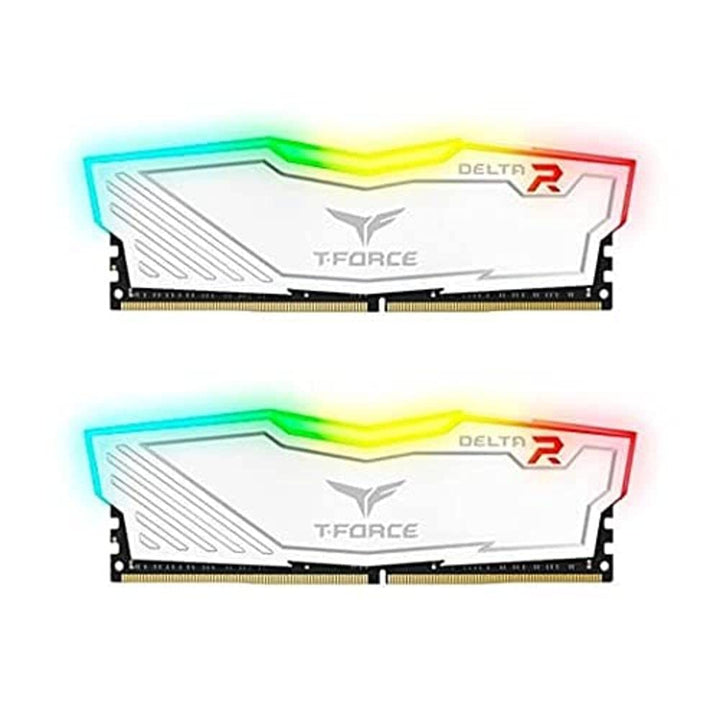 TEAMGROUP Team T-Force Delta RGB DDR4 Gaming Speicher 2X 8GB 3200MHz 288pin DIMM weiss