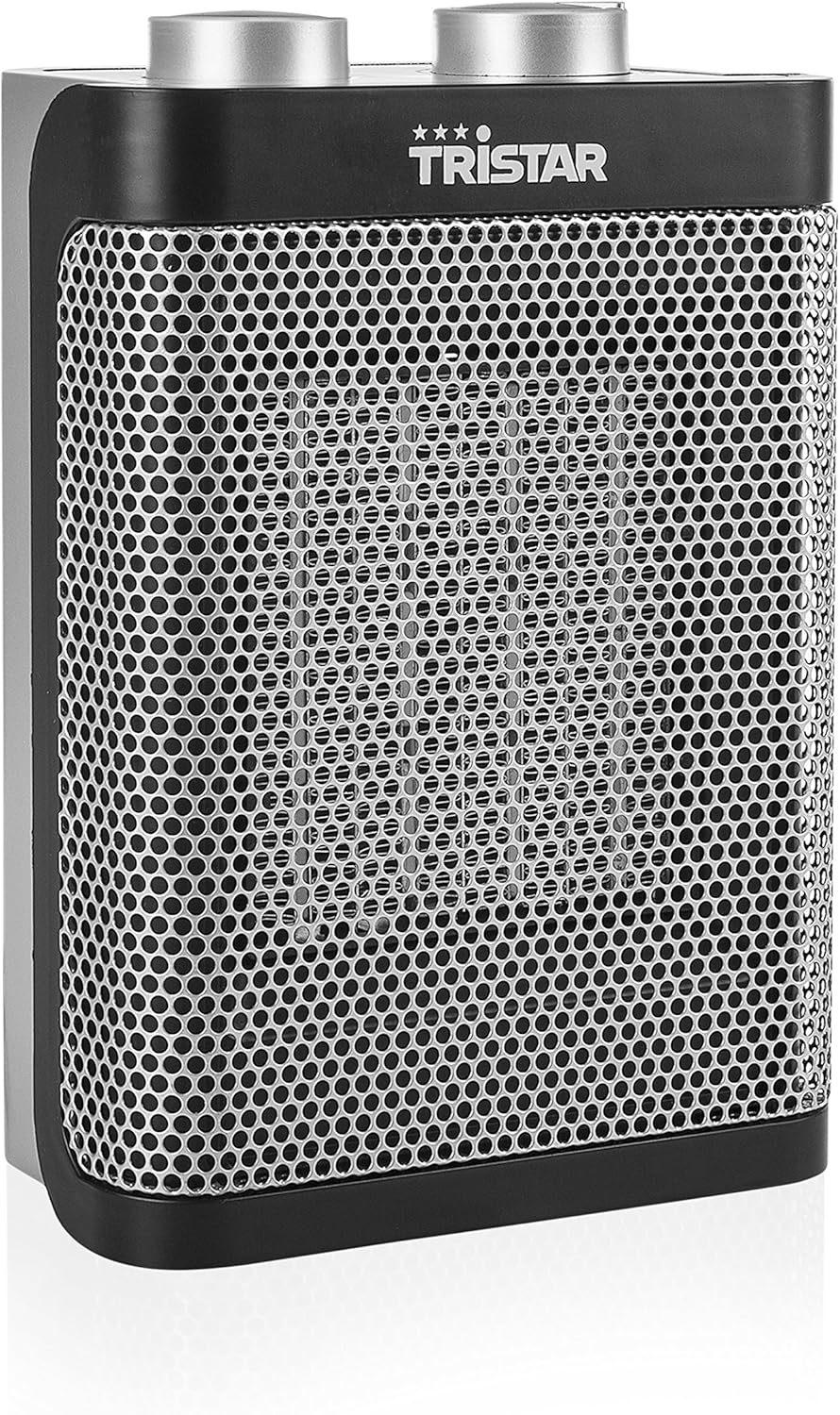 Tristar Keramik Elektroheizlüfter - 3 einstellbare Leistungsstufen/regelbares Heizthermostat/Ventila