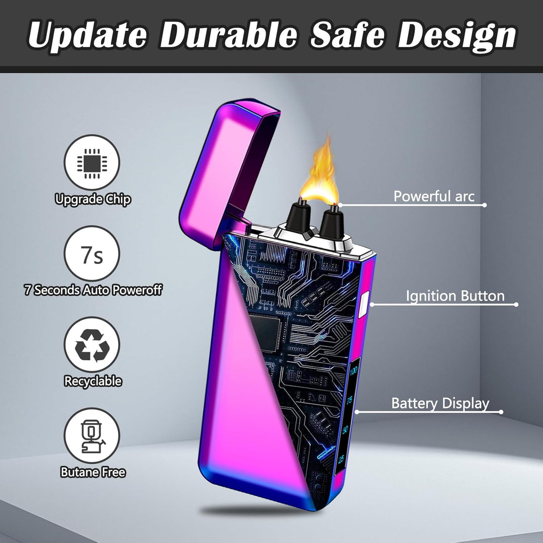 SKRFIRE Plasma Feuerzeuge Wiederaufladbare Drachen USB Feuerzeuge, Elektrisches Feuerzeug Winddichte