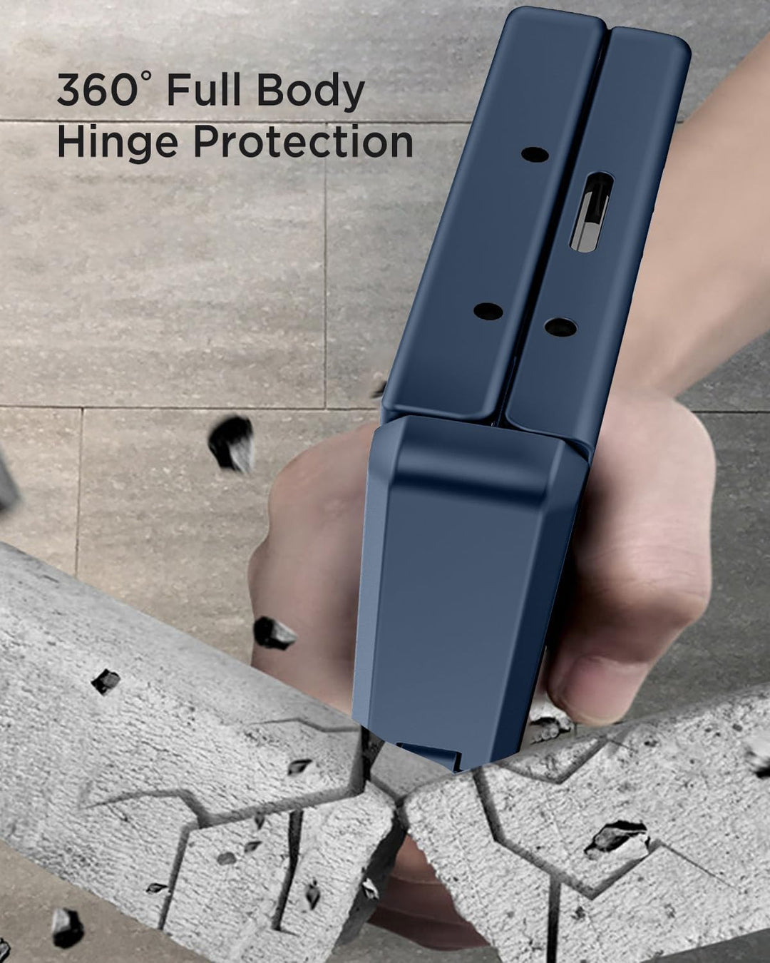 Miimall Kompatibel mit Samsung Galaxy Z Fold 7 Magnetisch Hülle, Anti-SPY Displayschutz & Scharniers
