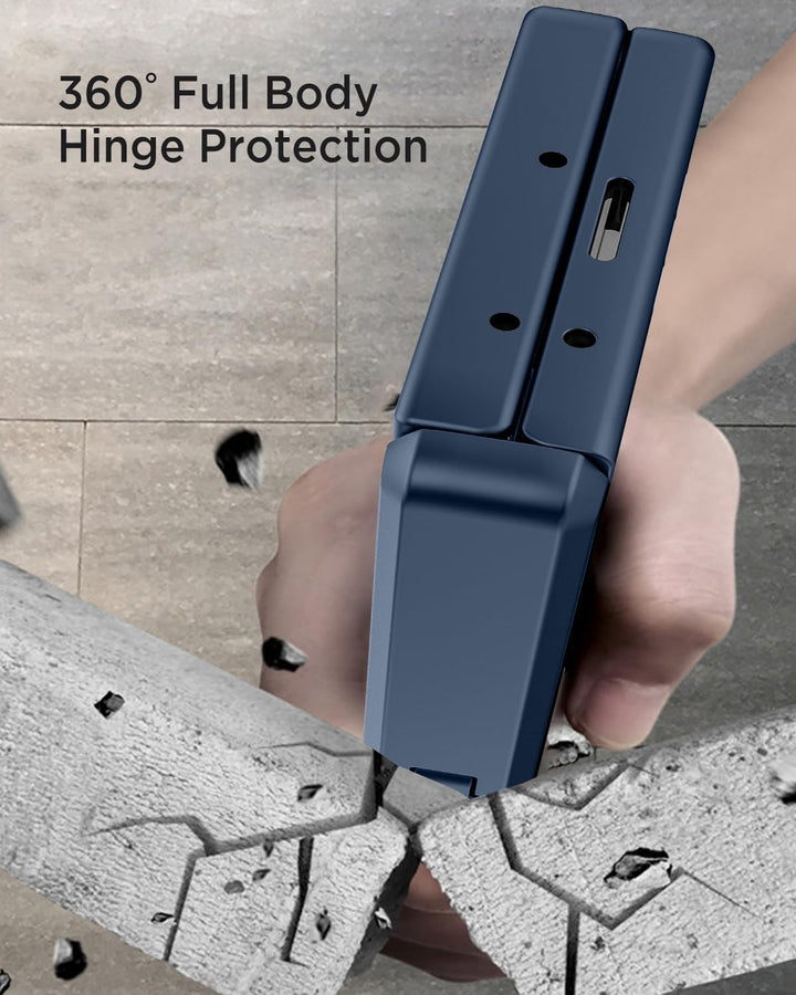 Miimall Kompatibel mit Samsung Galaxy Z Fold 7 Magnetisch Hülle, Anti-SPY Displayschutz & Scharniers