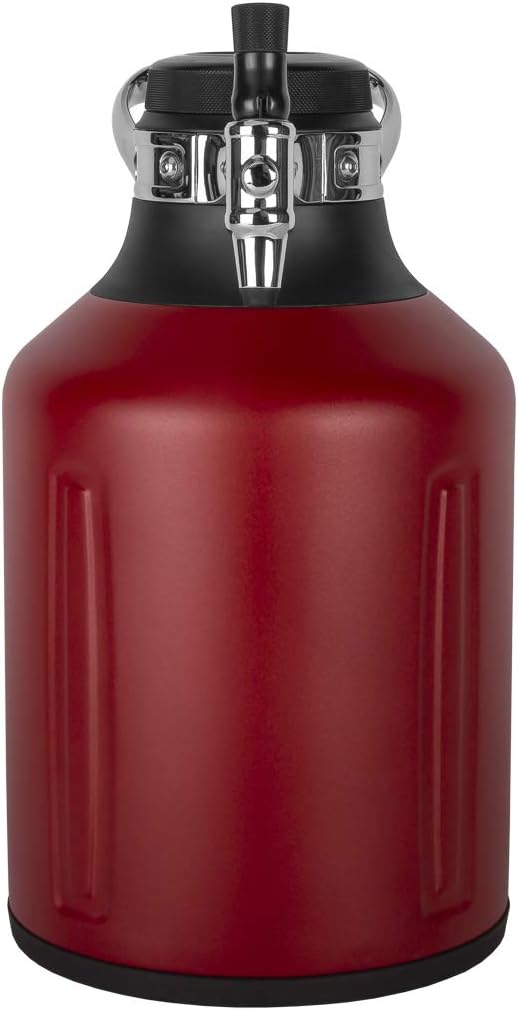 GrowlerWerks uKeg Go Carbonated Growler and Craft Beverage Dispenser for Beer, Soda, Cider, Kombucha