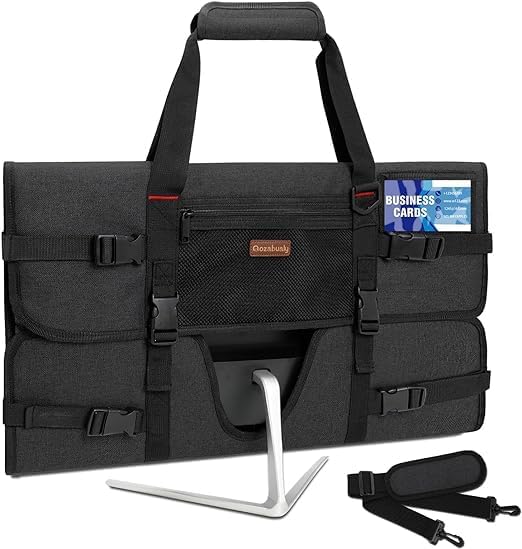 Monitor-Tragetasche Kompatibel mit 24-Zoll-Monitoren/LCD-Bildschirmen, Monitor-Tasche mit Schultergu