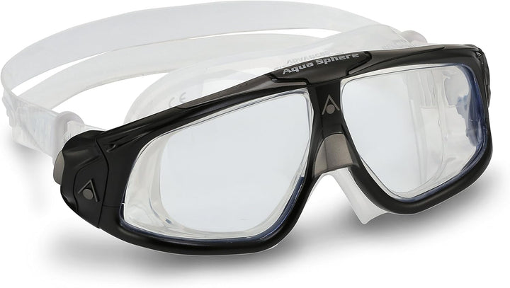 Aquasphere Unisex Seal 2.0 Schwimmbrille schwarz/grau, schwarz/grau