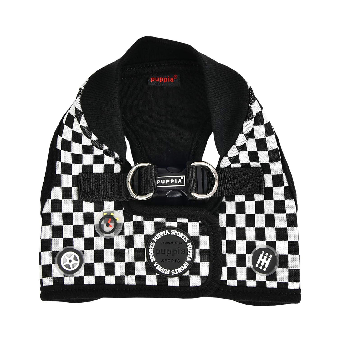 Puppia Brustgeschirr für kleine und mittelgrosse Hunde - Racer Harness B - verstellbar und komfortab