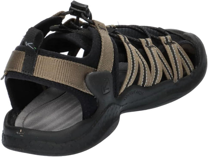 KEEN Herren Drift Creek H2 Sandalen 44 EU Dark Olive Black, 44 EU Dark Olive Black