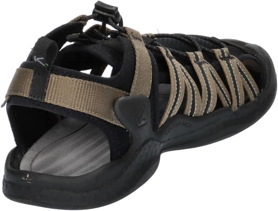 KEEN Herren Drift Creek H2 Sandalen 44 EU Dark Olive Black, 44 EU Dark Olive Black