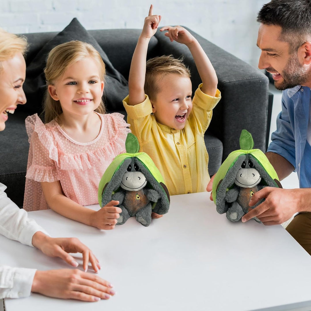 Atmendes Eselspielzeug,Atmendes Stofftier,Fruchtesel-Plüschtiere -Beruhigendes Kuscheltier-Plüschtie