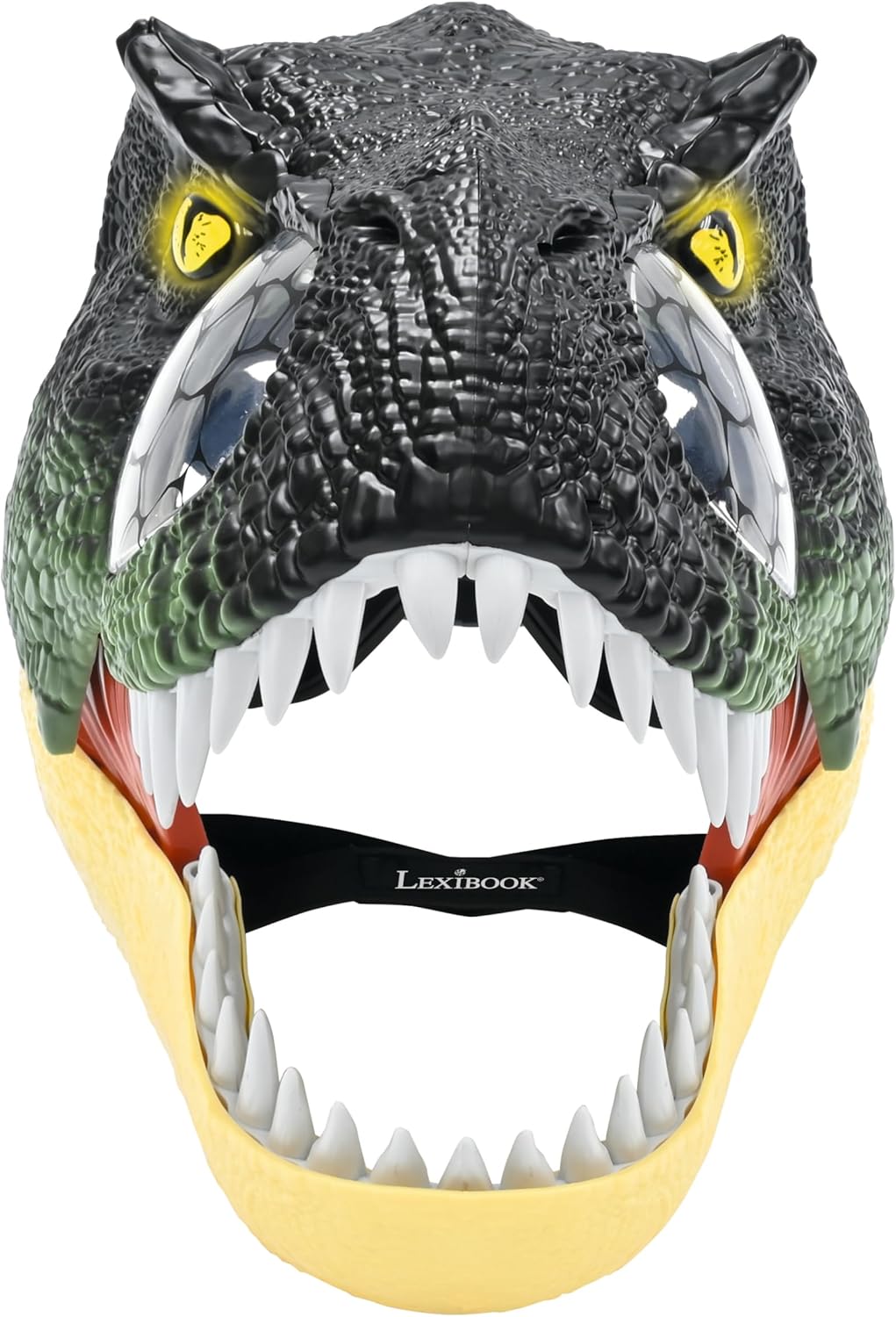 Lexibook, Dinosauriermaske, Beweglicher Kiefer, Realistisches Spielzeug mit Gebrüll und Lichteffekte