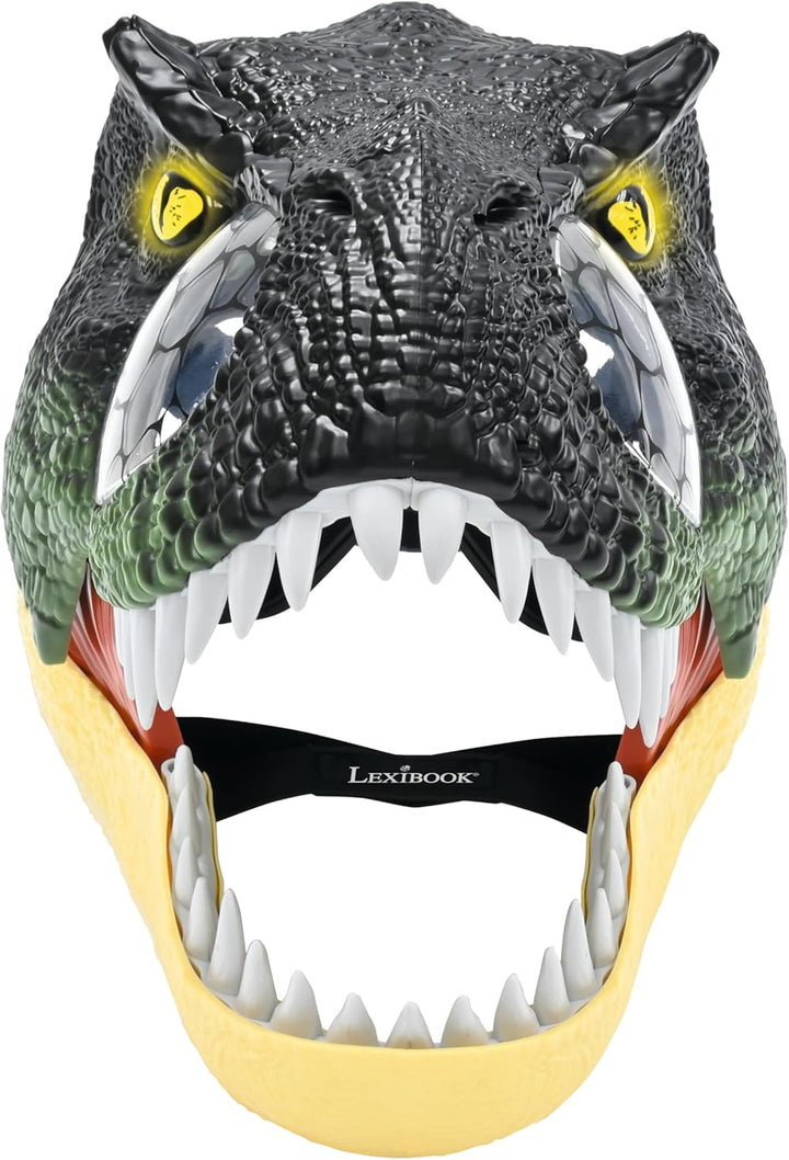 Lexibook, Dinosauriermaske, Beweglicher Kiefer, Realistisches Spielzeug mit Gebrüll und Lichteffekte