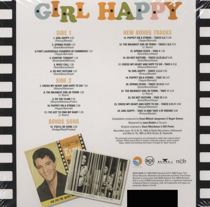 Girl Happy, Audio-CD