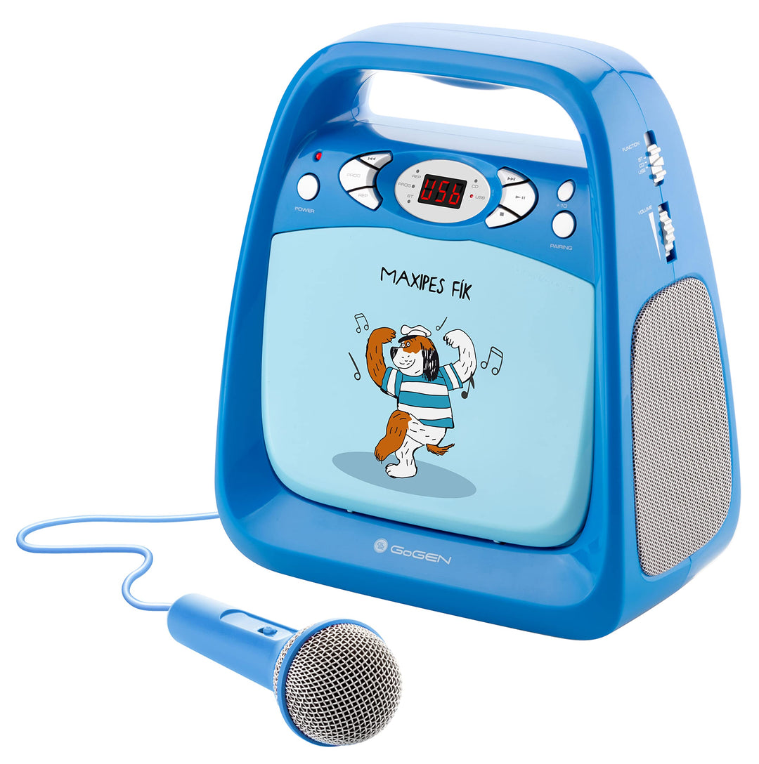 GoGEN Karaoke CD-Player I Maxipes I Bluetooth I USB Port I Karaokemikrofon I Kopfhöreranschluss I Ka