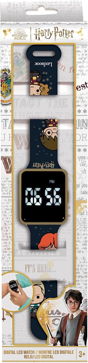 Lexibook, Harry Potter, Digital-Anzeige Uhr, 12 oder 24 Stunden Anzeige, DMW060HP EinheitsgroBe Harr