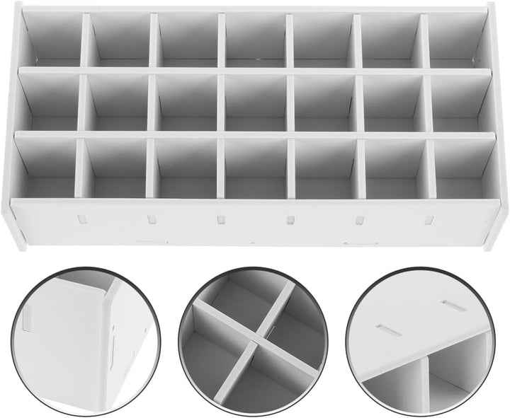 Gadpiparty Farbaufbewahrungsregal Desktop Organizer Für Farbflaschen Malutensilien Künstler Aufbewah