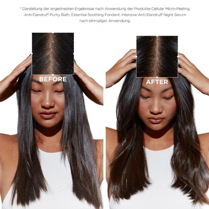 Kérastase Symbiose, Beruhigendes Anti-Schuppen Shampoo, Für fettige und empfindliche Kopfhaut, Ohne