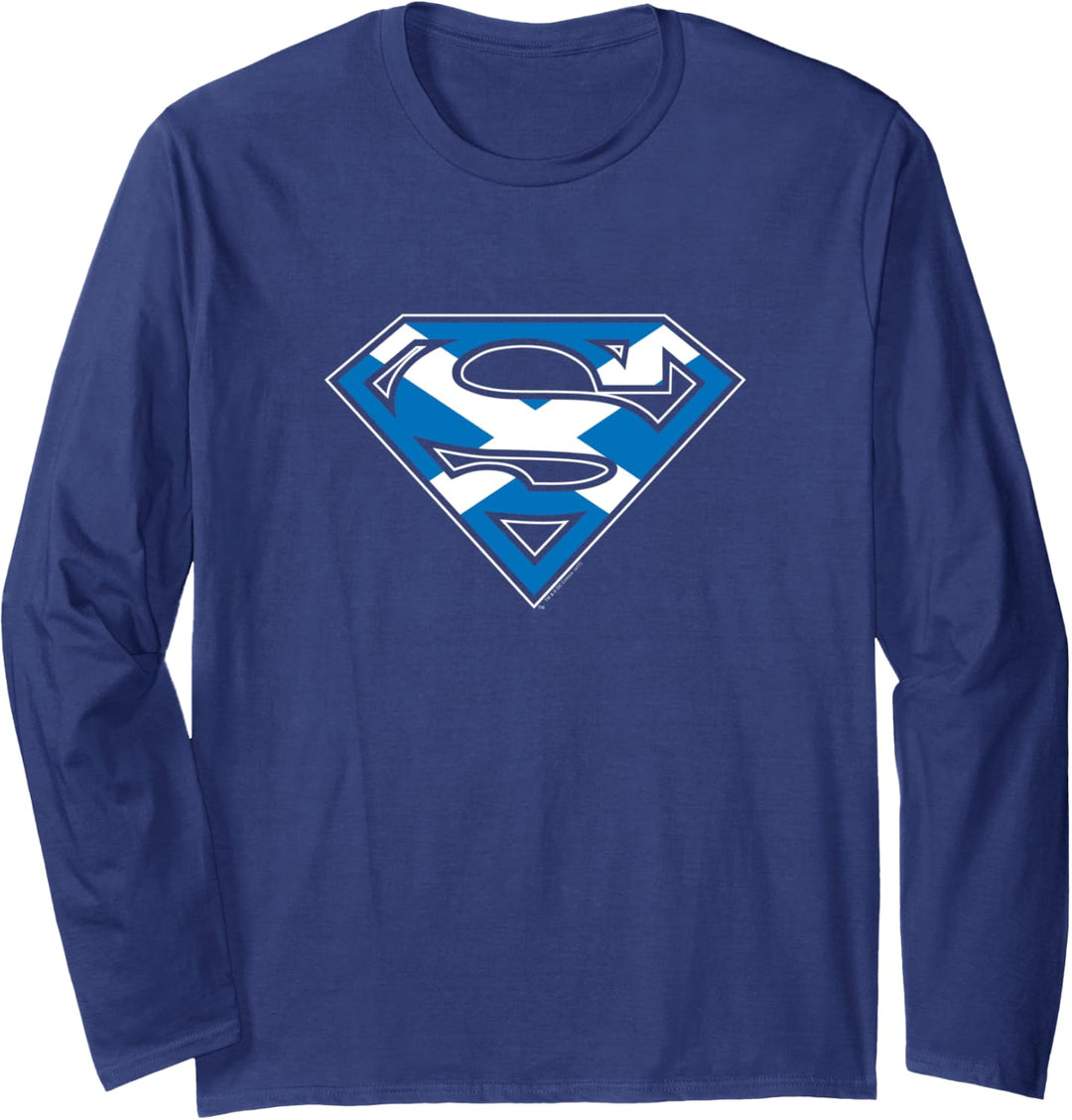 Superman Scottish Shield Langarmshirt