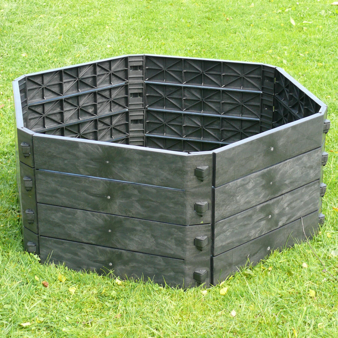 NYVI Gartenkomposter/Hochbeet NYVIGreen Grundvariante 550 Liter - Schnellkomposter aus wetterfestem