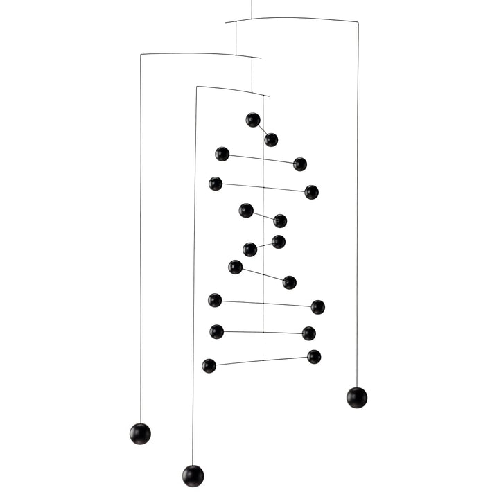 Flensted Mobiles 154s Mobile, Schwarz, 67 x 33 cm, Schwarz