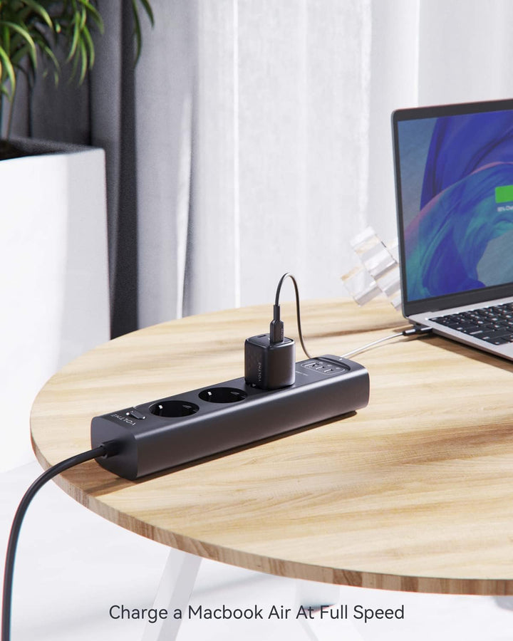 VOLTME USB C Ladegerät, 30W GaN Schnellladung mit PD3.0 QC3.0 PPS, Kompakt Doppel Netzteile kompatib