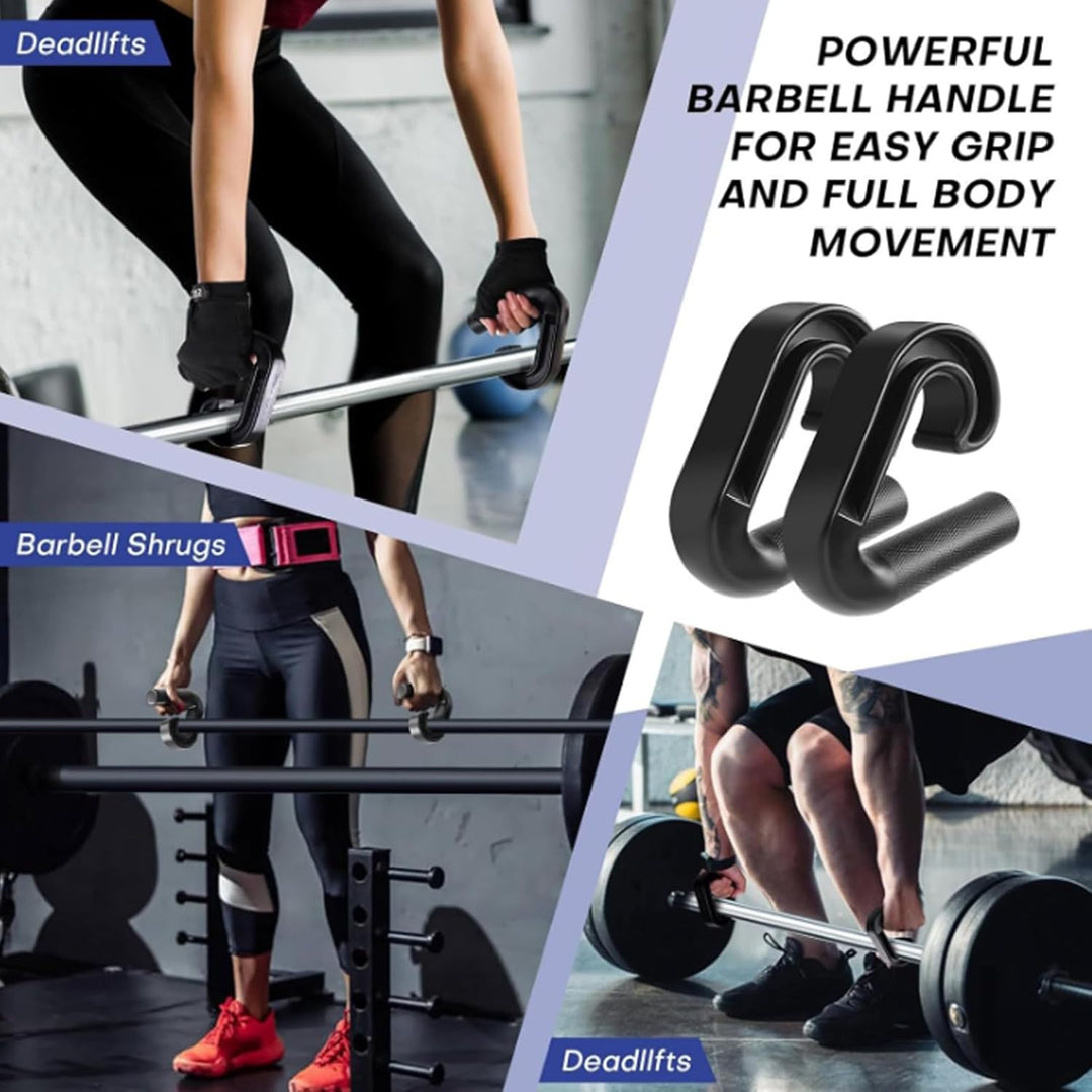2 Stück Double D Fitness Griffe,90-Grad-Haken Klimmzug Griffe, Neutral Grip Griffbefestigung,Klimmzu