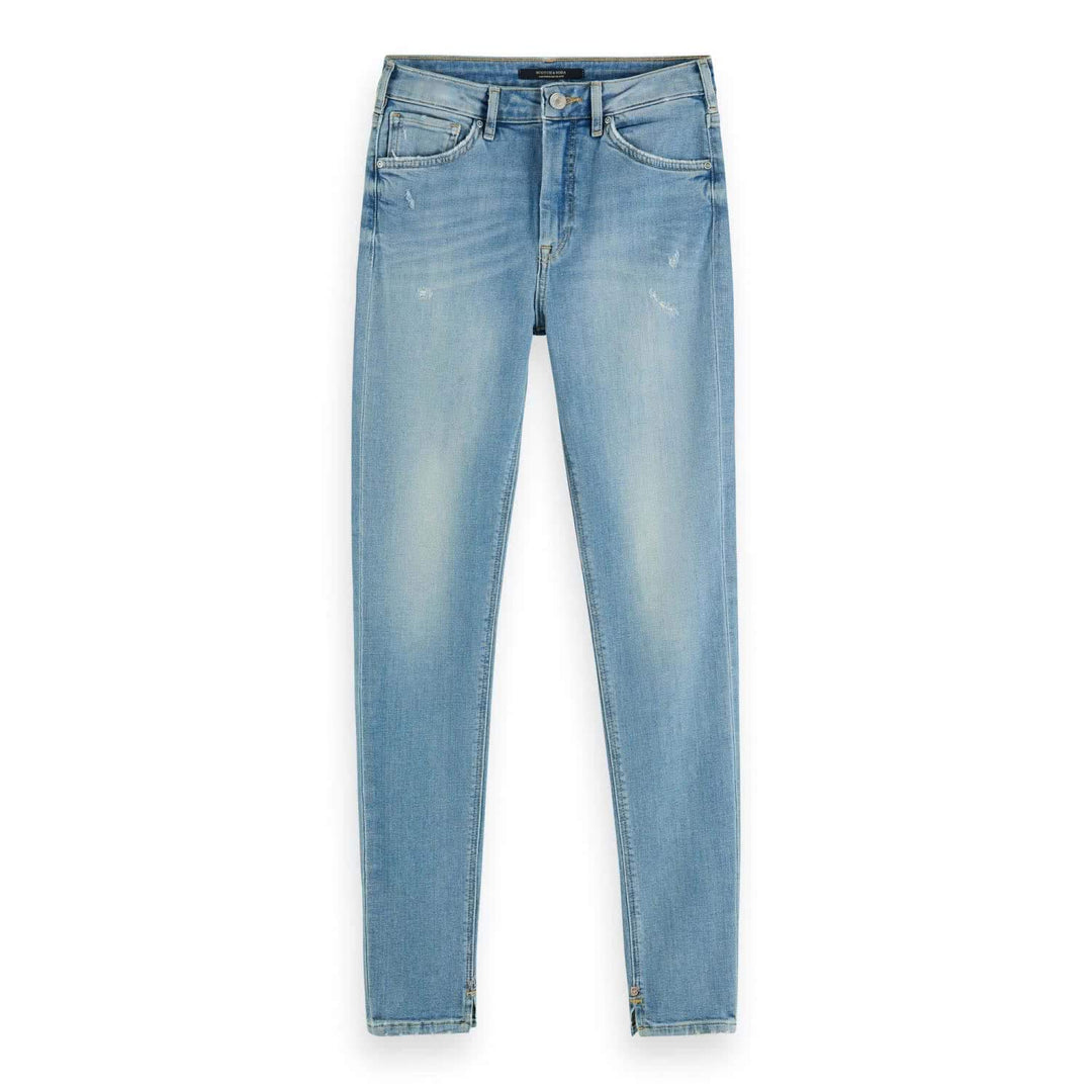 Scotch & Soda Womens Haut - Clear Sky Skin - Clear Sky Jeans, Sky-3806, 26W x 32L