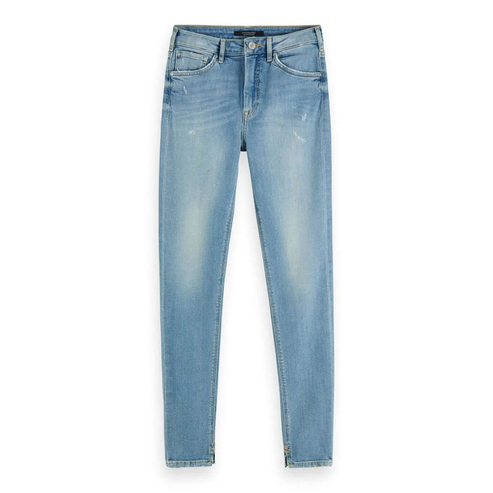 Scotch & Soda Womens Haut - Clear Sky Skin - Clear Sky Jeans, Sky-3806, 26W x 32L