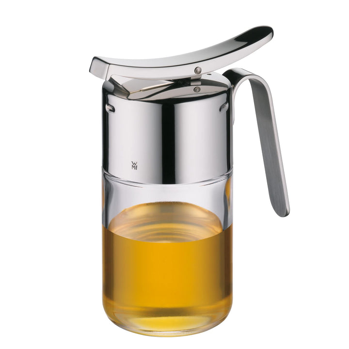 WMF Barista Sirup-/ Honigspender 240ml, Glas, Cromargan Edelstahl poliert, spülmaschinengeignet Sing