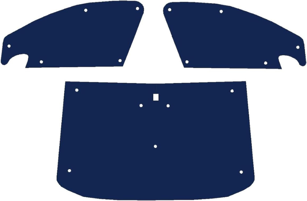 Fenster-Jalousien-Set für Peugeot Partner Tepee (2008–2018), wendbares Thermo- und Thermo-Front-Set