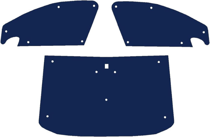 Fenster-Jalousien-Set für Peugeot Partner Tepee (2008–2018), wendbares Thermo- und Thermo-Front-Set