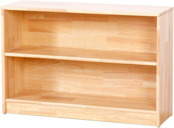 OOOK Gummiholz Spielzeugschrank, Kinderregal Spielzeug Organizer, Aufbewahrungsschrank Bücherregal f
