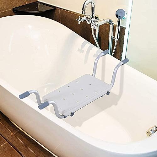 Badewannensitz – Hängender Badesitz verstellbar – Badhocker – Länge verstellbar 73 – 83 cm – Alumini