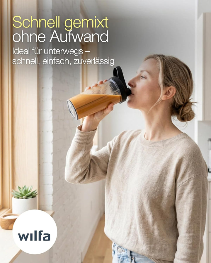 Wilfa XPLODE 2GO Trinkflasche für Mixer - Fassungsvermögen von 0,6 Liter, für alle XPLODE-Mixer, ros
