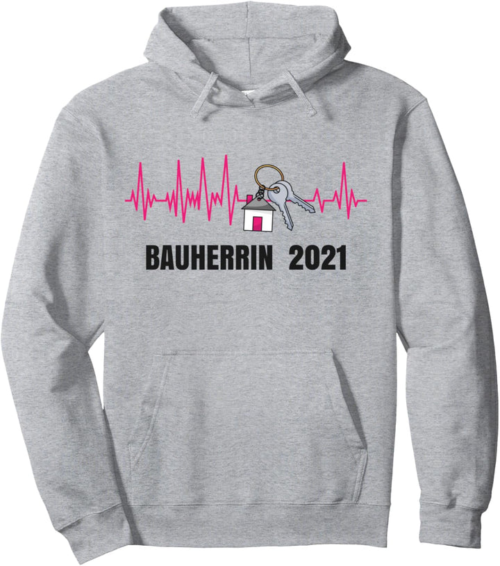 Bauherrin 2021 - Hausbau Richtfest Eigenheim für Bauherrin Pullover Hoodie