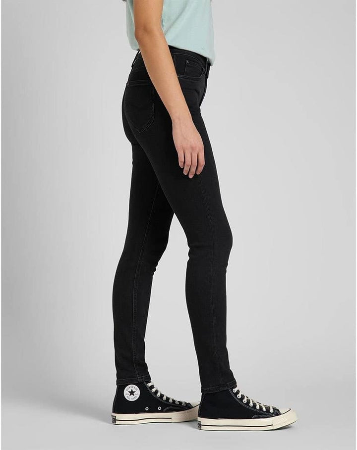 Lee Damen Foreverfit Jeans 24W / 29L Black Avery, 24W / 29L Black Avery